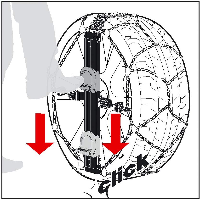 König Cl-10 090 Snow Chains 2 Pieces