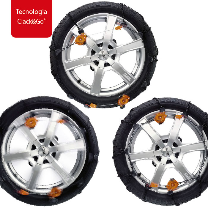 Set Chaines Neige Montage Rapide Voiture Konig Easy-Fit CU9 215/50/18 215 50