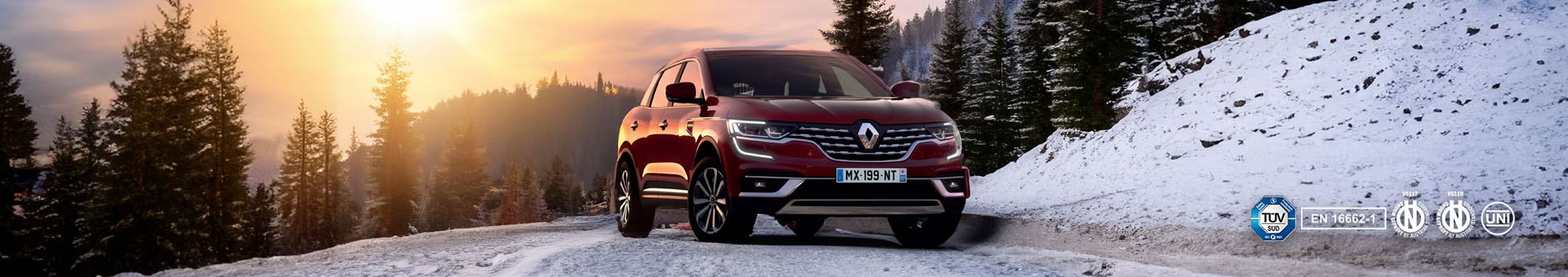 Sneeuwkettingen voor de Renault Koleos
