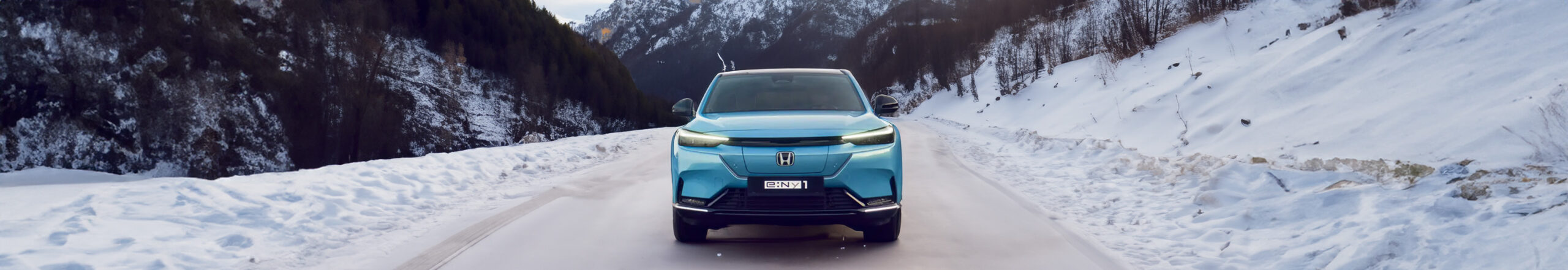 Sneeuwkettingen voor de Honda e:Ny1