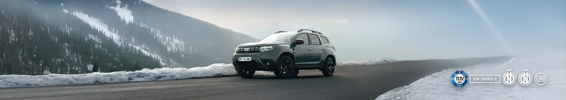 Sneeuwkettingen voor de Dacia Duster