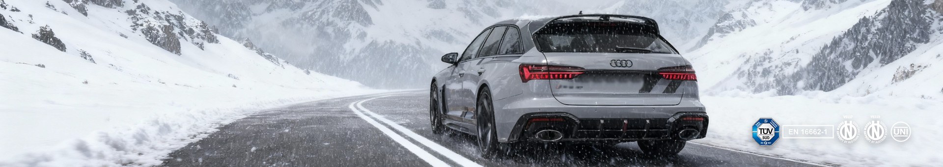 Sneeuwkettingen voor de Audi RS6