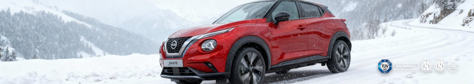 Sneeuwkettingen voor de Nissan Juke