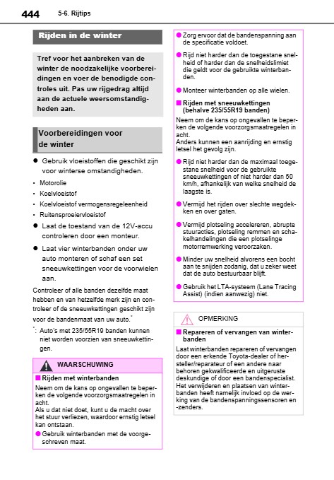 Handleiding Toyota RAV4 PHEV