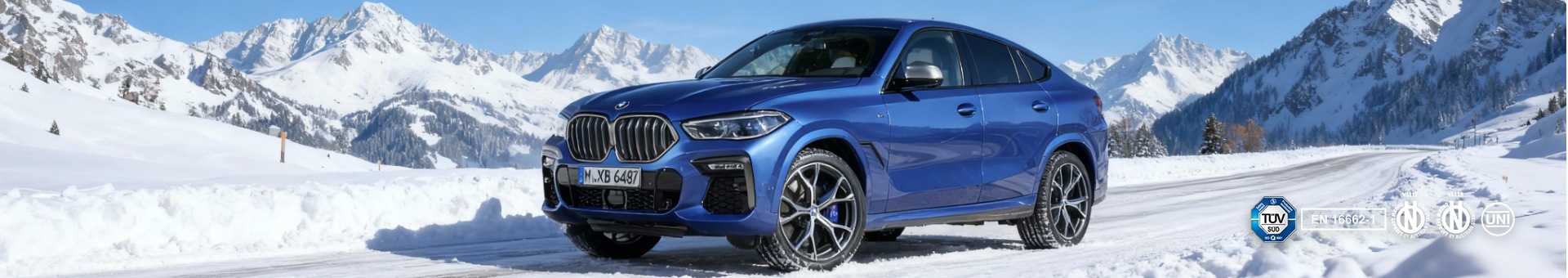 BMW X6 sneeuwkettingen