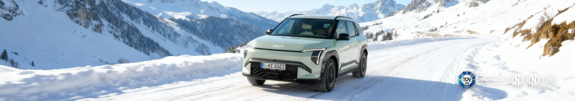 Sneeuwkettingen voor de Kia EV3