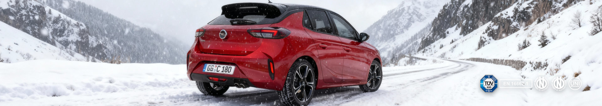 Sneeuwkettingen voor de Opel Corsa