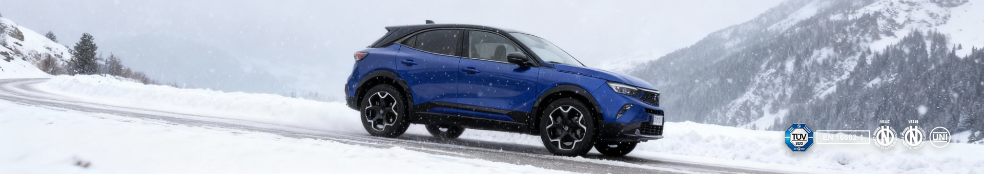 Sneeuwkettingen voor de Opel Mokka