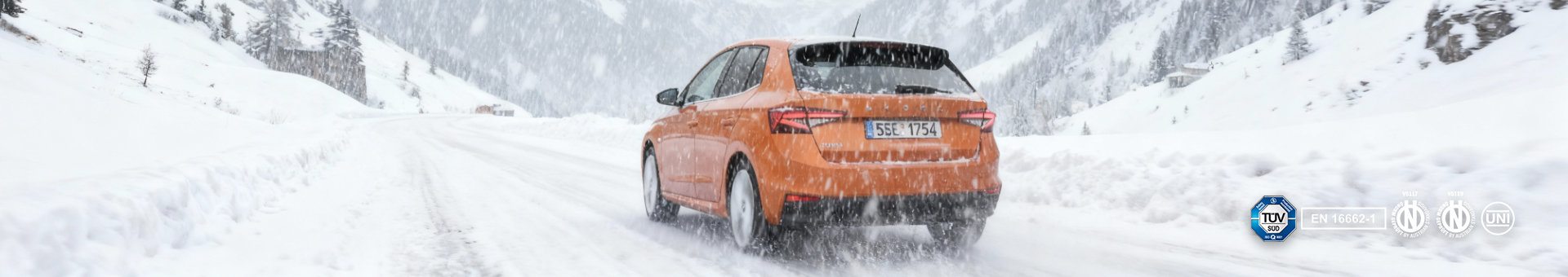 Sneeuwkettingen voor de Skoda Fabia