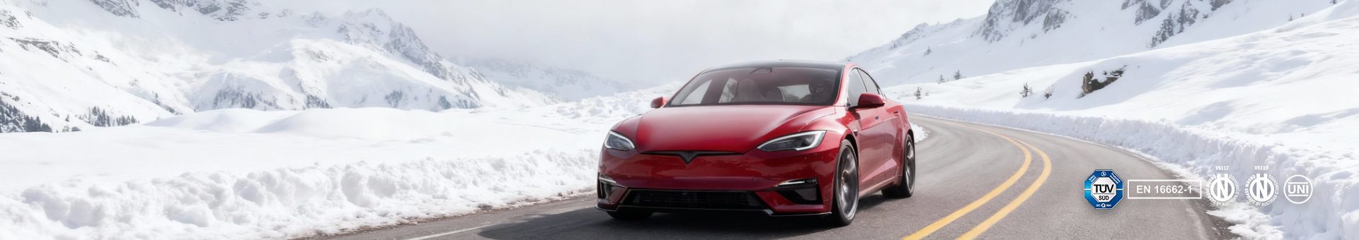 Sneeuwkettingen Tesla Model S