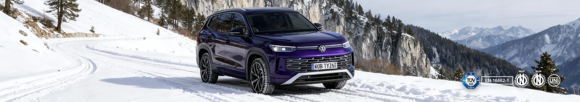 Sneeuwkettingen voor de Volkswagen Tayron